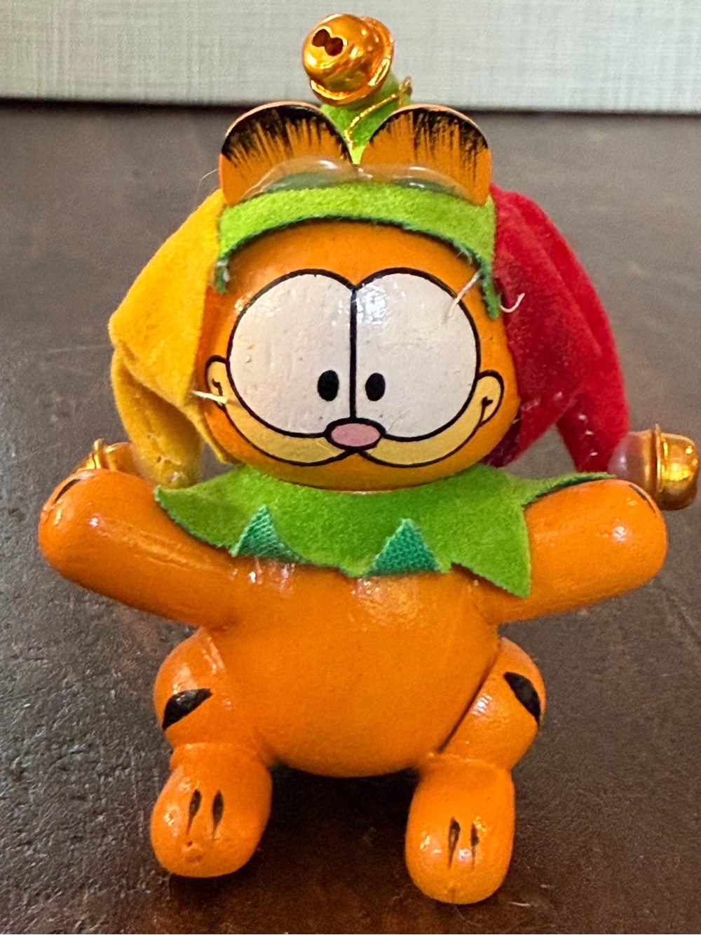 VTG 1981 Dakini Garfield Jester Figurine Ornament